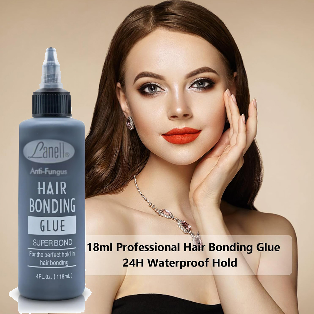 Hair Bond Glue Clear – Sneldrogende haarlijm met sterke grip voor – Snelle formule voor naadloze styling thuis of in salon pruikgereedschap
