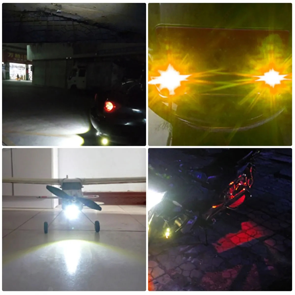 2 個オートバイ LED イーグルアイライトターンシグナルインジケーター超高輝度 Led バイク自動リアテールブレーキランプフォグドライビングライト
