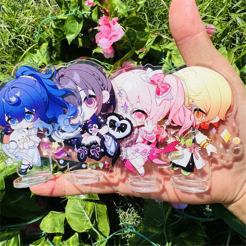 Anime Projekt SEKAI Bunte Bühne feat Asahina Mafuyu Shinonome Ena AKIYAMA MIZUKI Cosplay Zubehör Abzeichen Stand Platte Prop