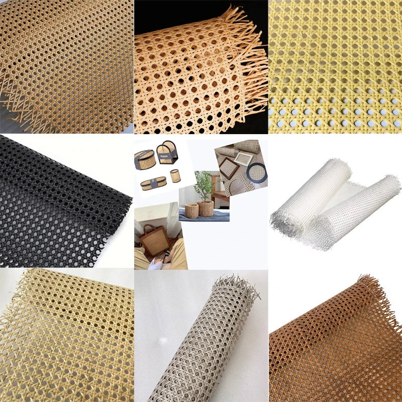 40-55cm Width 100-500cm Length Plastic Octagonal Rattan Roll Furniture Chair Table Cabinet Door DIY Making Material Repair Tools