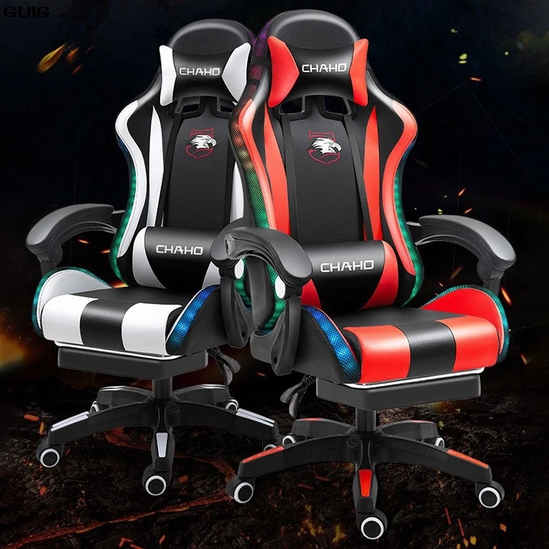 GUIG Computer Chair Competitive Racing Office Chair Gaming Chair Chair Chair Internet Cafe Esports Chair Cheap Gaming Chair