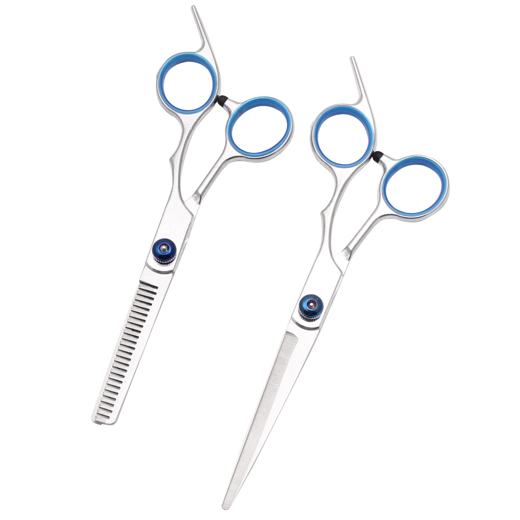 Ensemble de 6 ciseaux de coiffure en acier inoxydable, japon, coupe de cheveux, amincissant, livraison directe, C1000