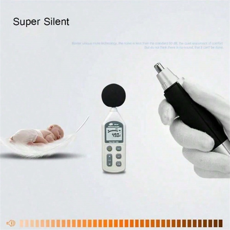 Draagbare mini-neushaartrimmer, elektrisch gezichtsontharingsapparaat voor mannen en vrouwen, pijnloos en veilig scheerapparaat