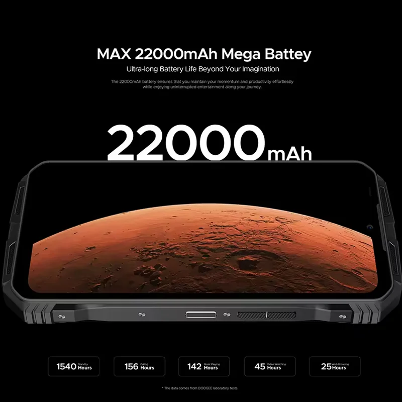 Doogee v max pro smartphone robusto dimensão 7050 5g 6.58 "tela ips 12gb 512gb 22000mah/33w 108mp ai câmera android 14 nfc