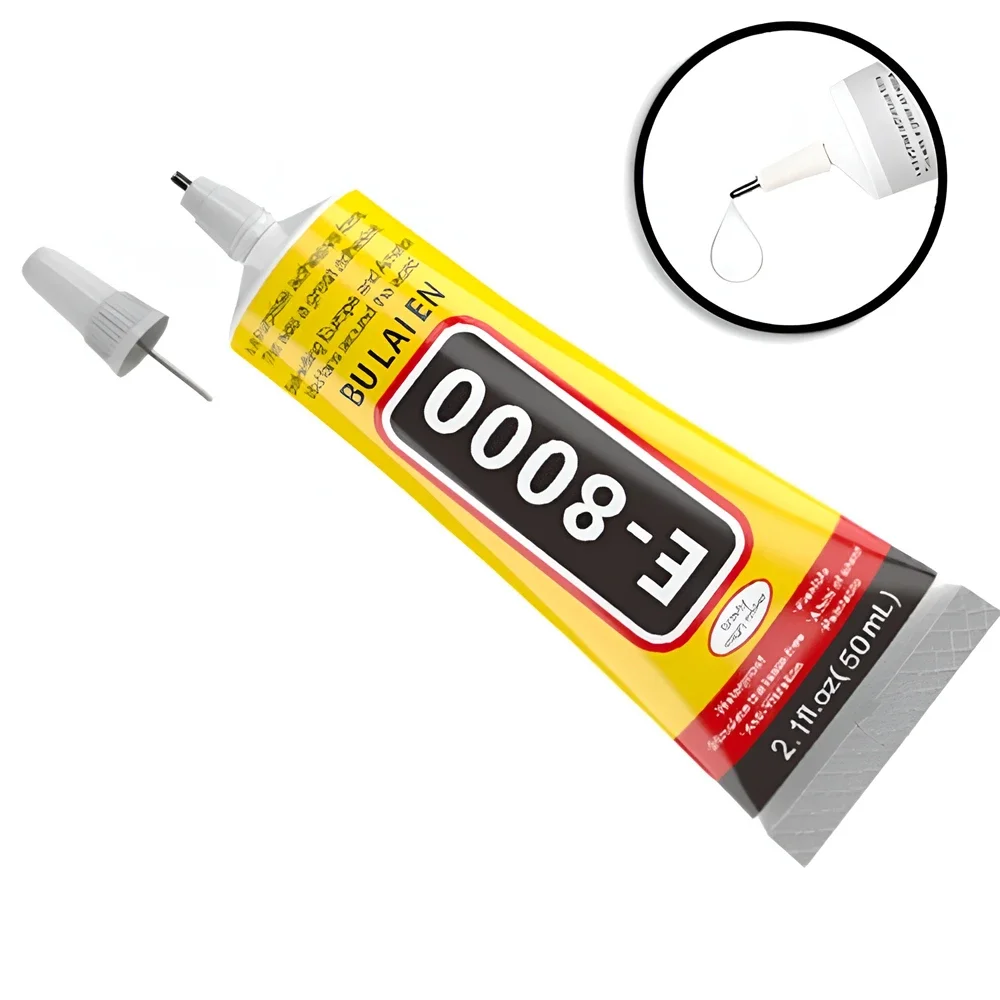 15/50/110ml E8000 Forte Colla Liquida Vestiti Tessuto Trasparente Adesivo In Pelle Gioielli di Cancelleria Schermo Del Telefono Colla Istantanea per Auricolari