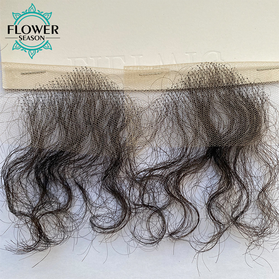 女性用ヘアカーリーストライプ,HDレースの人間の髪の毛,4ユニット