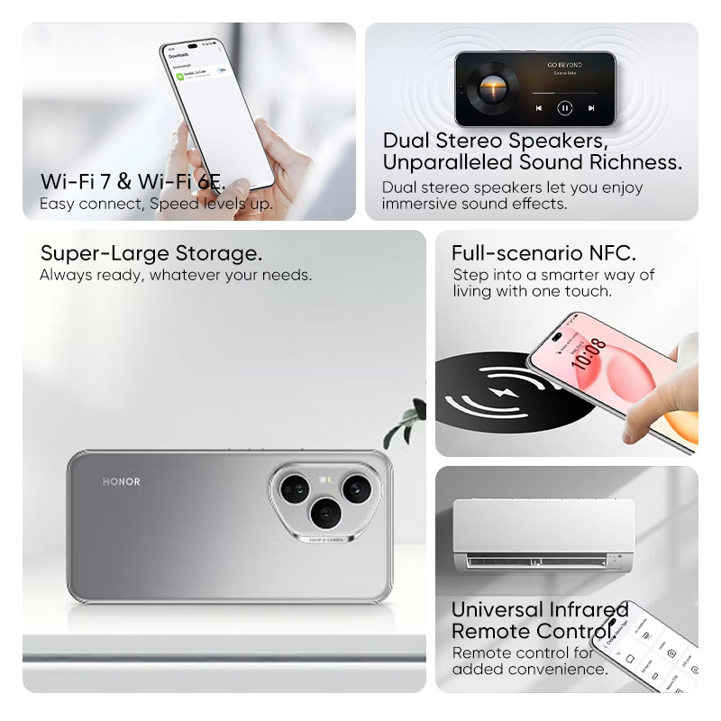 HONOR 400 Pro Global Version 5G Smartphone Snapdragon 8 Gen 3 6.7'' AMOLED Screen 6000mAh Battery 100W Wired 50W Wireless e-SIM