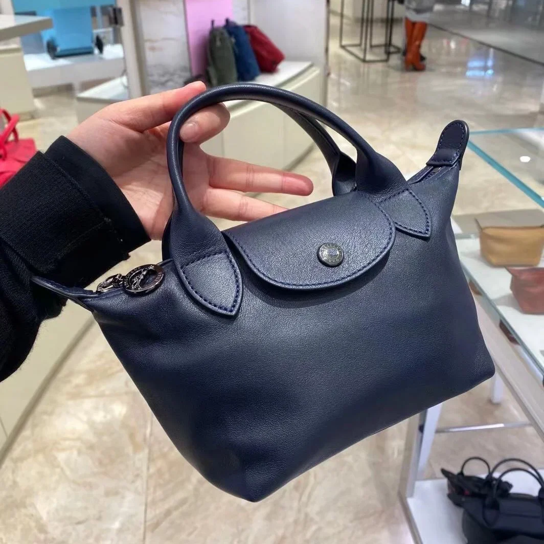 2024 Sommer Modemarke Knödel Tasche Lammfell Umhängetasche Echt leder Jubiläum klassischen Schulter gurt