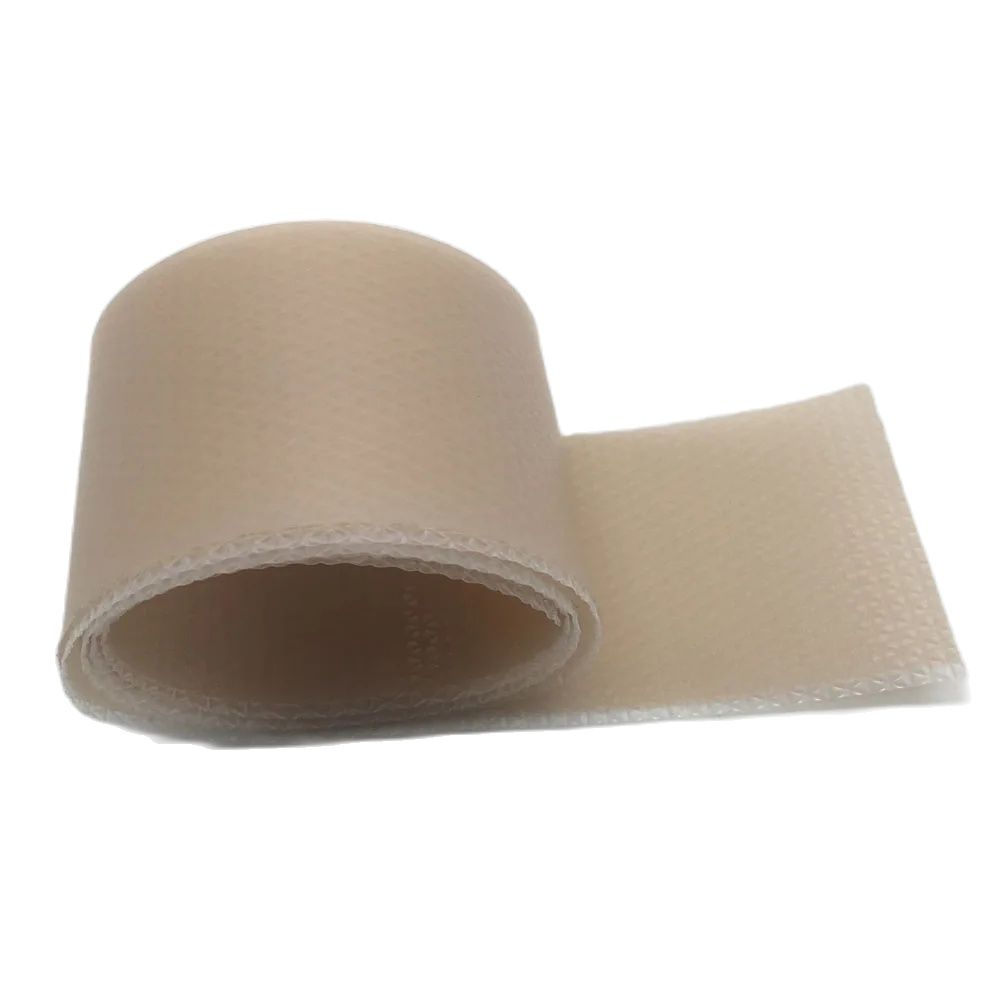 4 センチメートル × 50 センチメートル超薄型シリコーンレーステープノンスリップ粘着テープウィッグノットヒーラーレースウィッググリッドとノット消しゴムコンシーラー