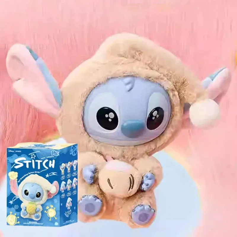 HOT! Kawaii Stitch Blind Box Bag Eat Some Thing Before Sleep Series Vinyl Hanger Schattige pop Mystery Box Pluizige pop Verrassingscadeau