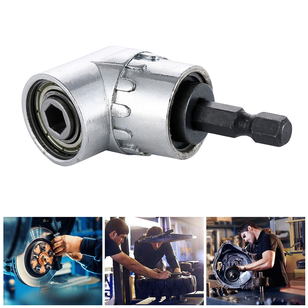 Hex Bit 105 Degree Angle Screwdriver Socket Holder Adapter Adjustable Bits Drill Angle Screwdriver Batch Head No a Set