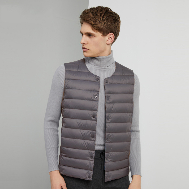 NewBang Matt Fabric Men Duck Down Vest Ultra Light Down Sleeveless Light Weight Windbreaker Male Gilet Outwear