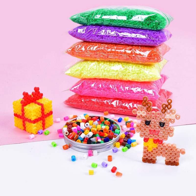2000 ชิ้น/ถุง 2.6 มม.Hama ลูกปัดปริศนา Perlen ลูกปัดเหล็ก DIY Perler ฟิวส์ลูกปัดสติปัญญาการศึกษาของเล่น