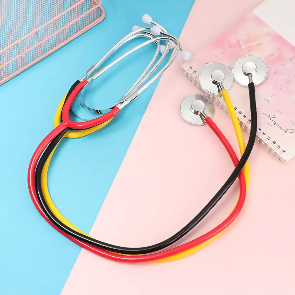Juguete de estetoscopio de plástico para niños, juguete de simulación para médico, juegos familiares para padres e hijos, juegos de imitación, accesorios de medicina hospitalaria