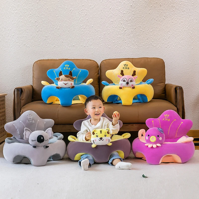 Pelúcia Sofá Suporte Seat Cover, cadeira confortável, Toddler Nest, Puff Wash, No Cradle Recheio, Learn to Learn