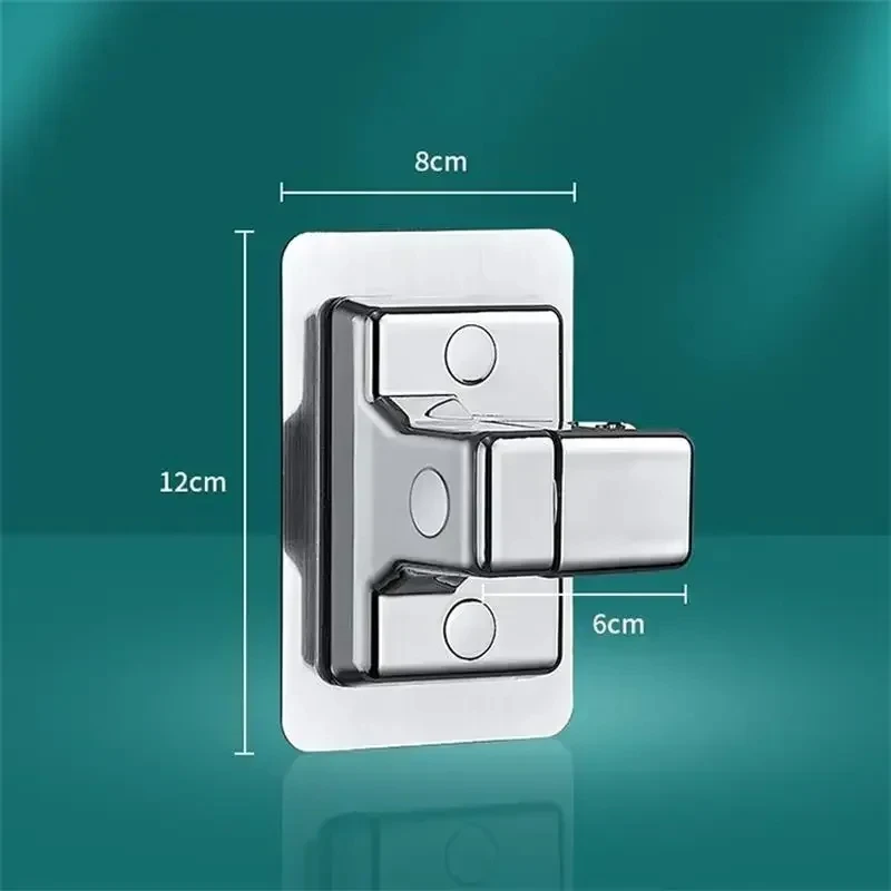Suporte universal para cabeça de chuveiro, suporte ajustável para parede, autoadesivo, suporte portátil, acessório de banheiro