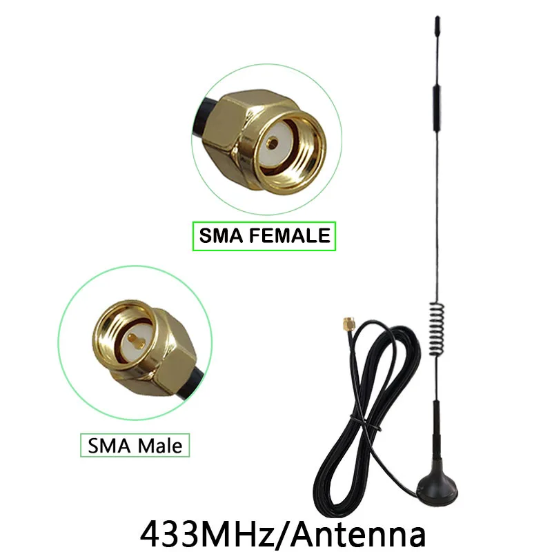 EOTH 1 2 Chiếc 433Mhz Anten 12dbi Sma Đực Lora Antene Tổng Đài Iot Mô Đun Lorawan Đầu Thu Tín Hiệu Antena Cao tăng