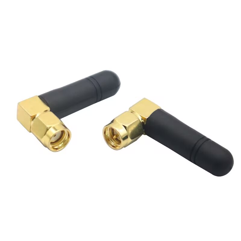 2 uds 2,4G Mini antena WiFi 2dBi SMA conector macho para placa base módem adaptador USB AP cliente FPV transmisor extensor
