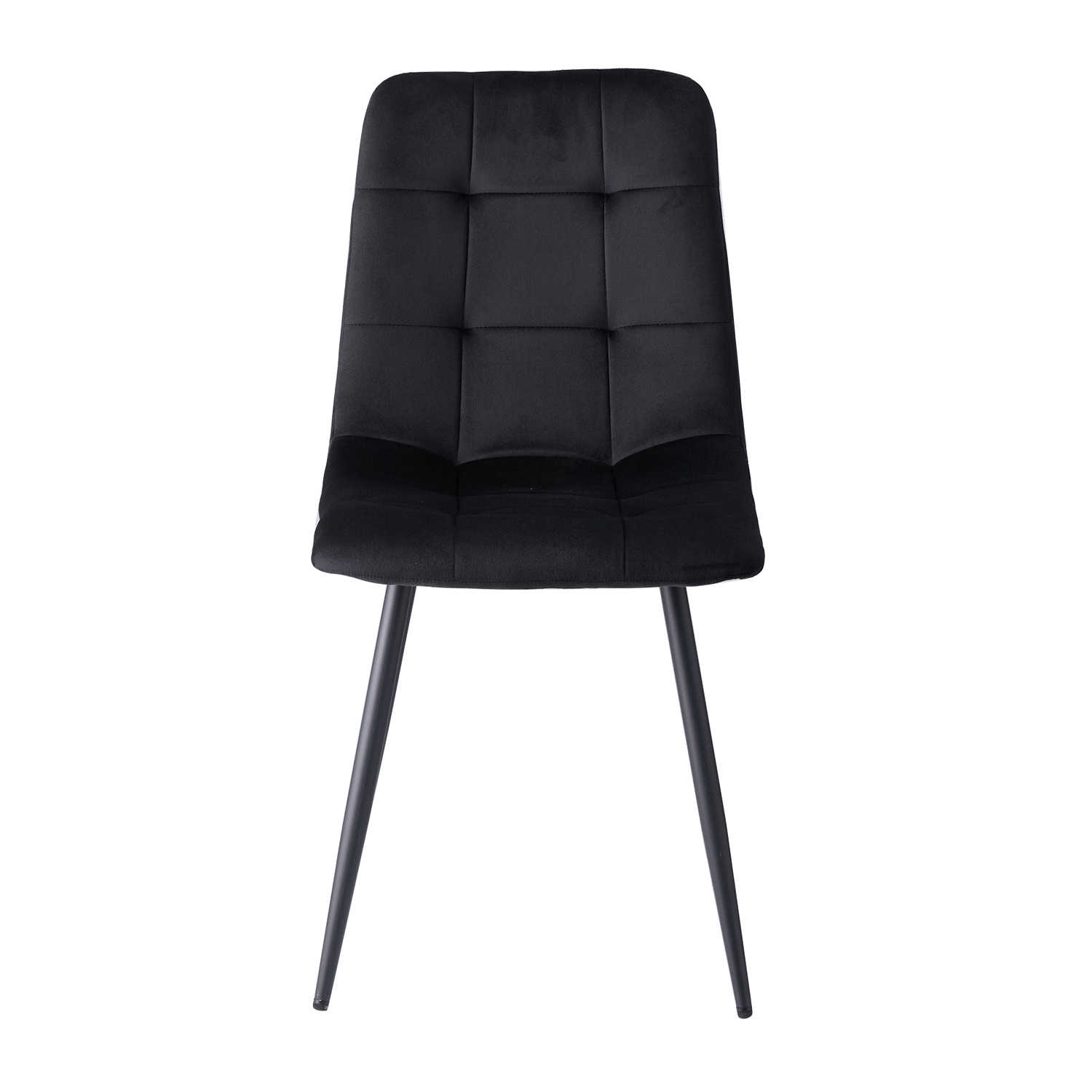 2/ 4 Stück moderne Esszimmerstühle, samtgepolsterter Sitz, Eisenbeine, nordischer minimalistischer Stuhl für Küche, Wohnzimmer/Esszimmer, Restaurant, Grau