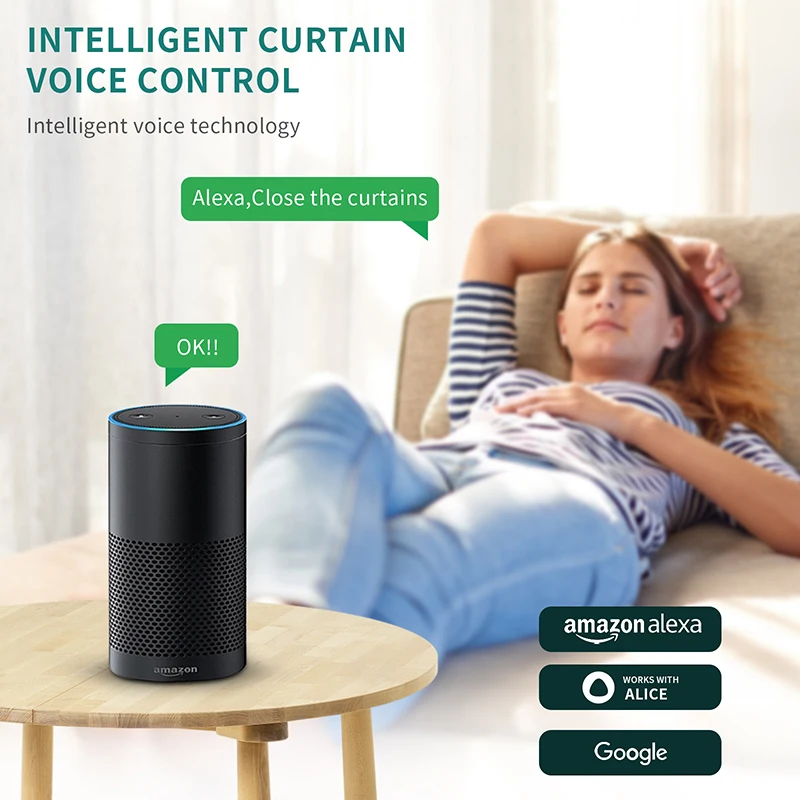 3rd Thế Hệ Ngắn Hơn Tuya Zigbee Điện Thông Minh Rèm Cơ Giới Hệ Thống Từ Xa Thông Minh Hỗ Trợ Alexa Google Hỗ Trợ