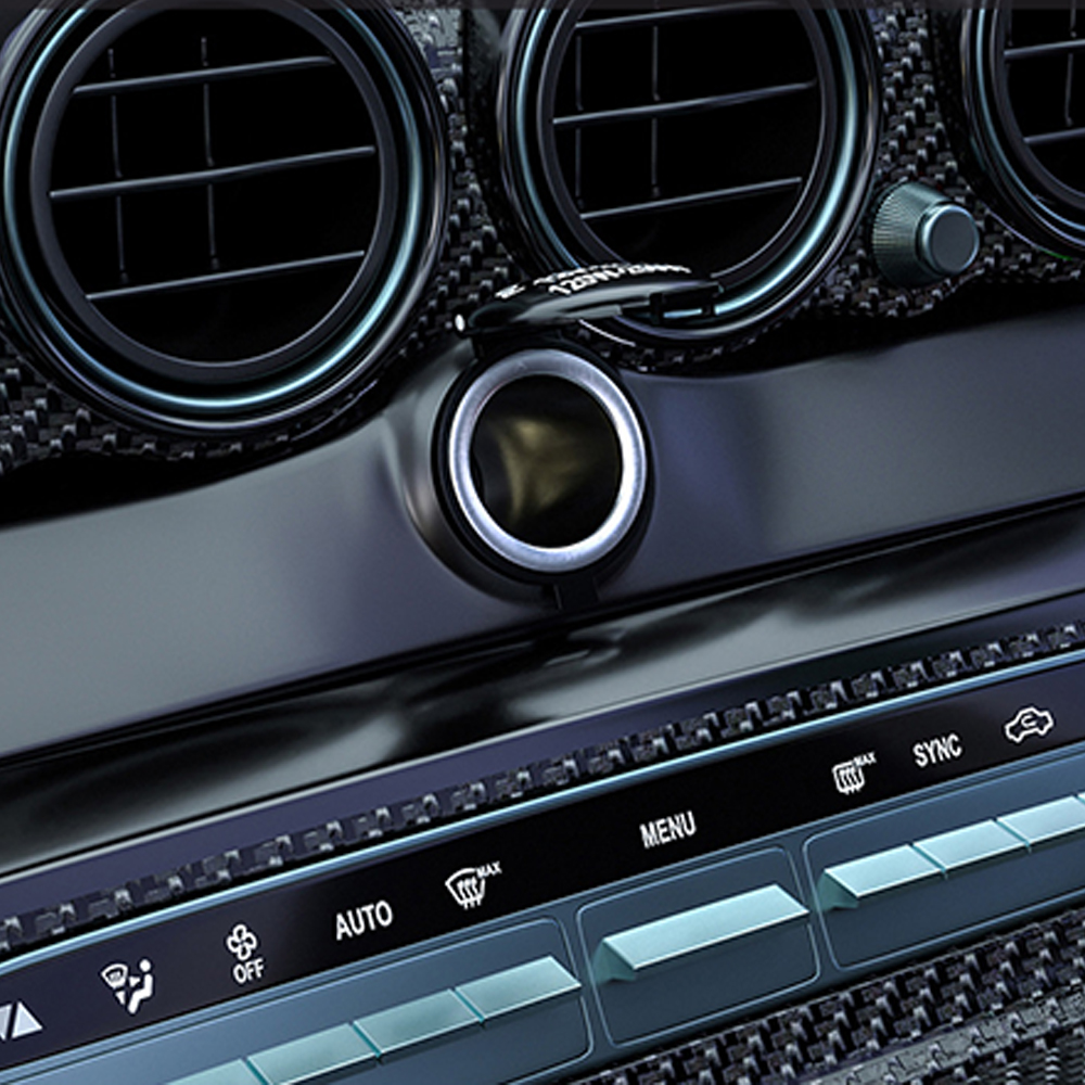 12V-24V 120W-250W 車 10A シガーライターメスソケット電源プラグ 防水カバーケース付き