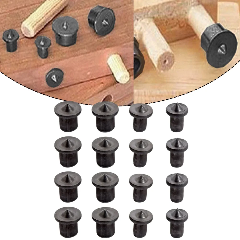 16pcs Dowel Centre Point Set Wood Drill Hole Tenon Center Furniture Centering Point Drilling Woodoworking Tools 6/8/10/12mm