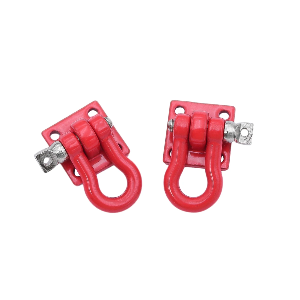 1/10 Simulation Metal Recovery Drag Chains Trailer Hitch Shackle Winch Anchor For RC Crawler TRX4 TRX6 SCX10 Wraith Capra Redcat