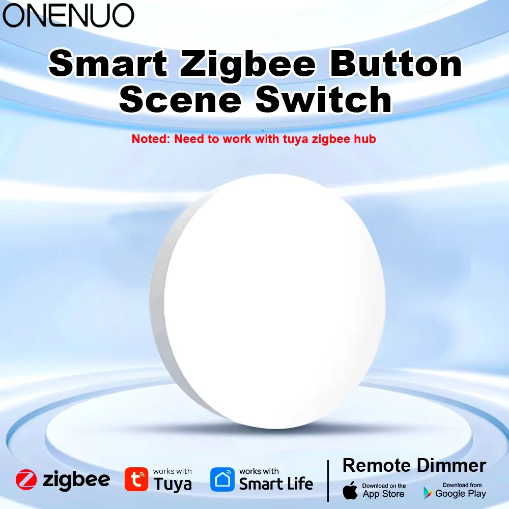 ZigBee-Taste, Szenenschalter, Tuya, intelligenter Verknüpfungsschalter, batteriebetriebene Automatisierung, funktioniert mit Smart Life Zigbee DevicesArtikel