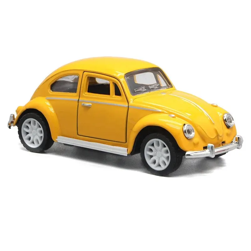 Pull-Back-Action aus Metall im Maßstab $time fährt Auto vorwärts Auto Modell Spielzeug für Geschenk/Kinder (rot)