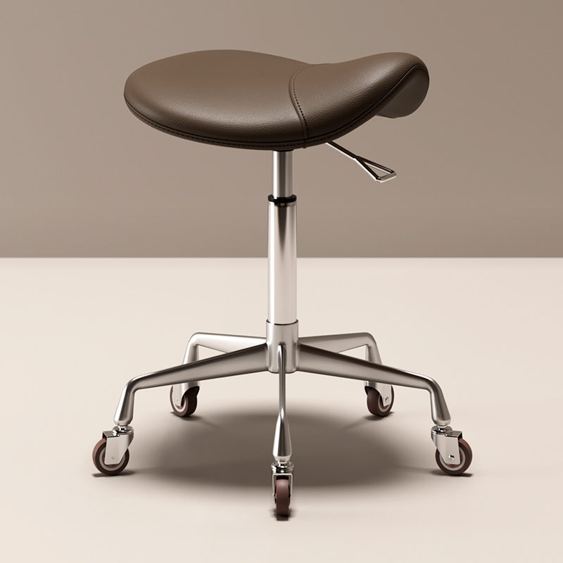 Taburete giratorio para salón de belleza, asiento de caballo, taburete ajustable, muebles de jardín