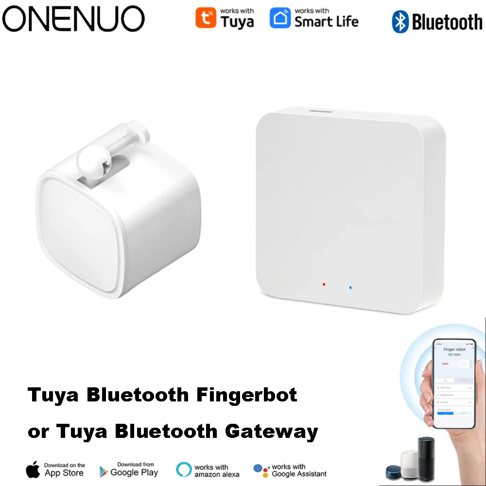 Tuya Bluetooth Finger Robot Switch Button Pusher Smart Life APP Fingerbot Arms Draadloze schakelaar Bot APP Control Pusher Bluetooth