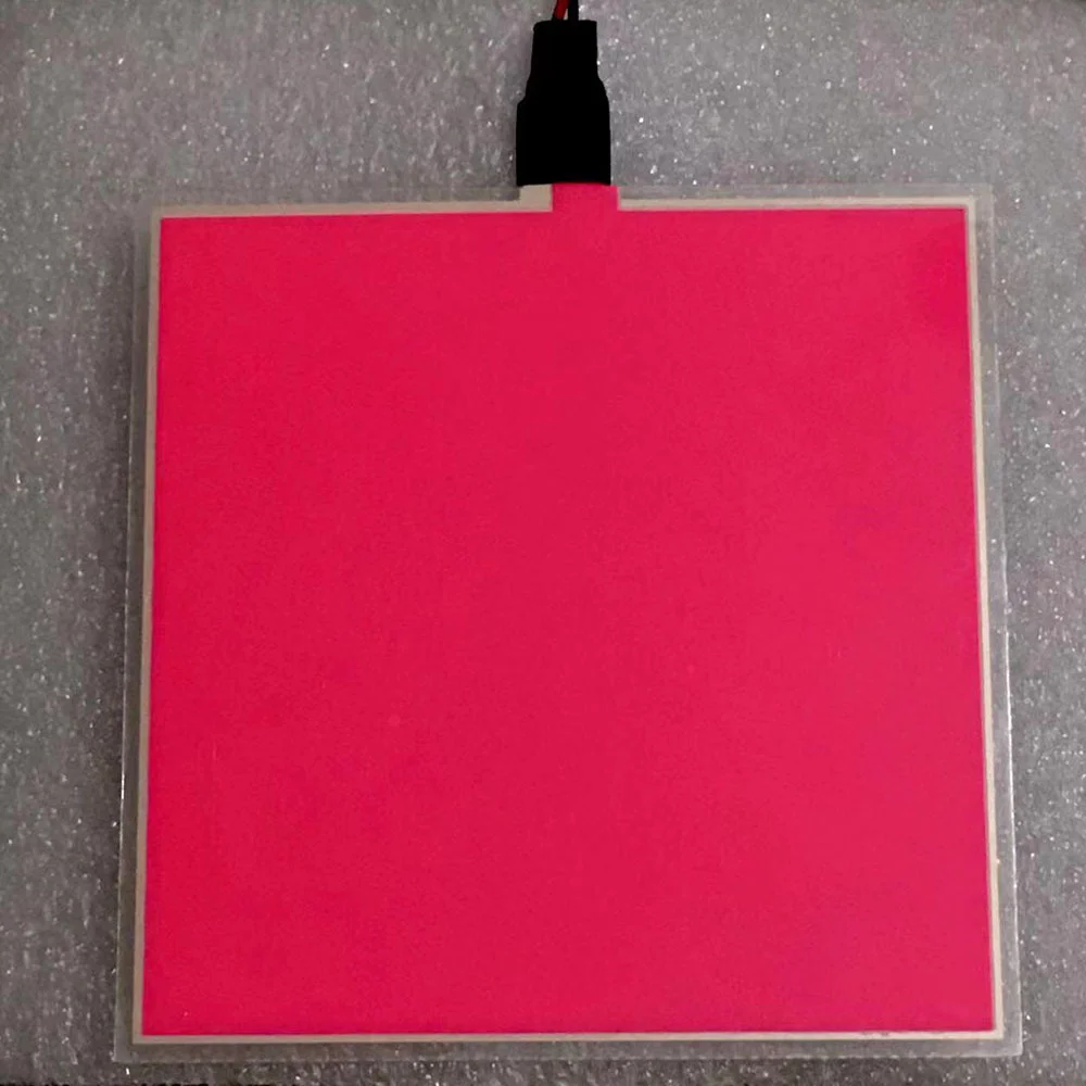 Panel de retroiluminación Led electroluminiscente, 10x10cm, con inversor DC12V, 5V, USB, 3V, batería