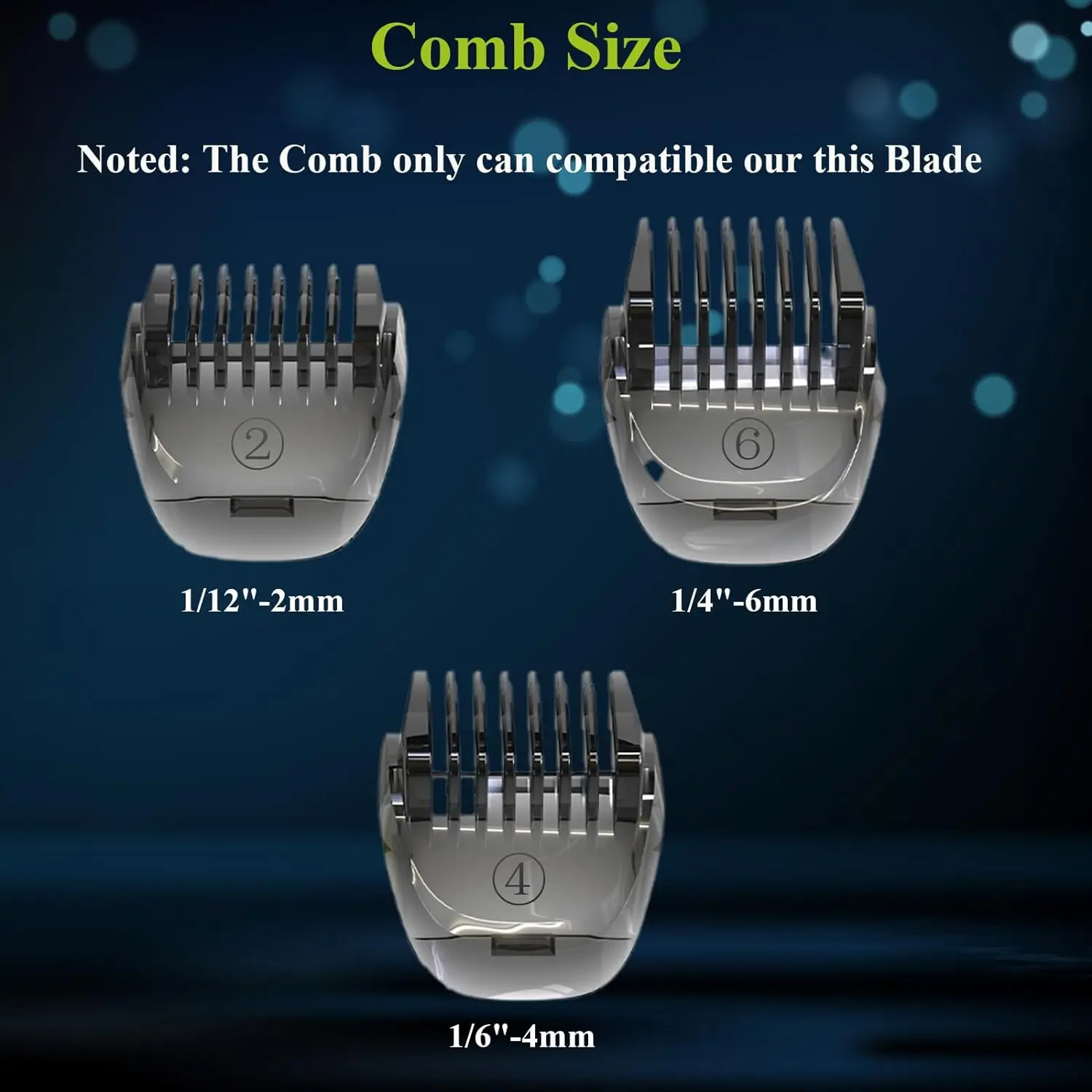 Shaver Replacement Blade ＆ Nose Hair Trimmer Replacement Heads for Philips OneBlade QP2520 QP2630 QP6510 Beard Trimmer