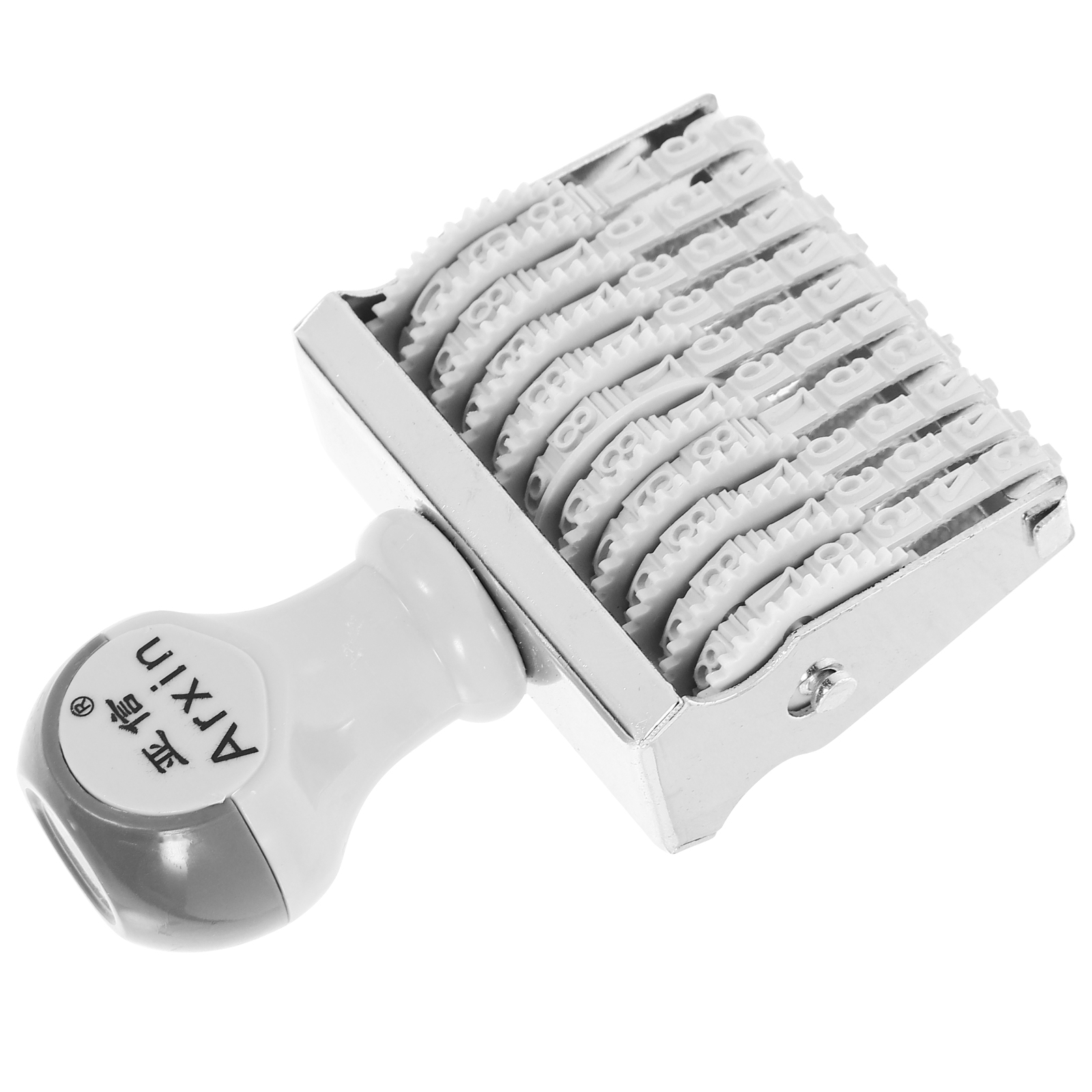 Gummi-Datumsstempel, elektronisches Ferkel, Handheld-Zahlenstempel, rollend, Bürobedarf, Vintage-Stempel, Eisengriff, Dating, vielseitig einsetzbar