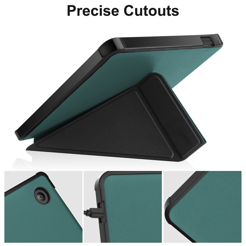Dla Kobo Libra Color Case 2024 7-calowy składany stojak Miękka tylna obudowa TPU Smart Shell dla Kobo Libra Color Cover Automatyczne uśpienie / budzenie