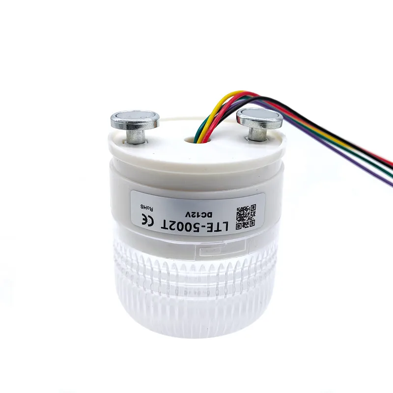 3 Color Strobe Signal Warning Light Magnet LTA5002 12V 24V 220V Indicator Light LED Lamp Small Flashing Buzzer Security Alarm