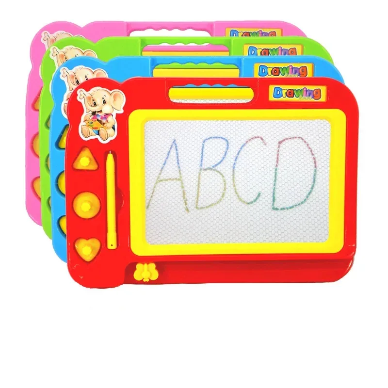 Tavolo da disegno magnetico per bambini: blocco note e giocattolo con graffiti colorati, set educativo per scarabocchi, miglior regalo per i bambini