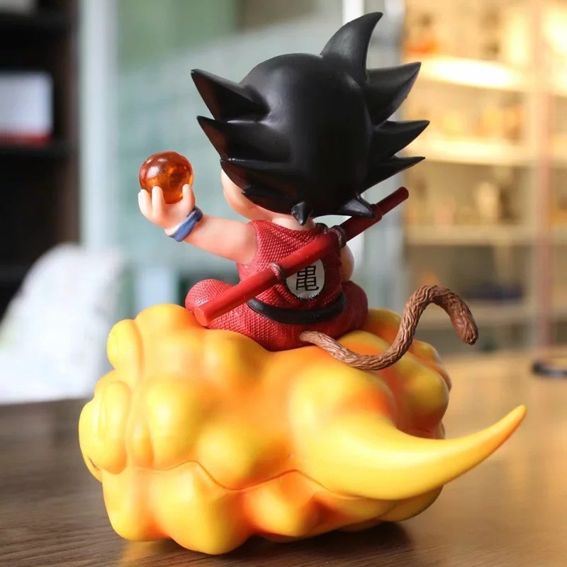 Dragon Ball Anime รูป Sun Goku Action Figure เที่ยวบินหนุ่มสไตล์เดียวกัน Tendon Douyun PVC รูปปั้นคอลเลกชันตุ๊กตาเด็ก