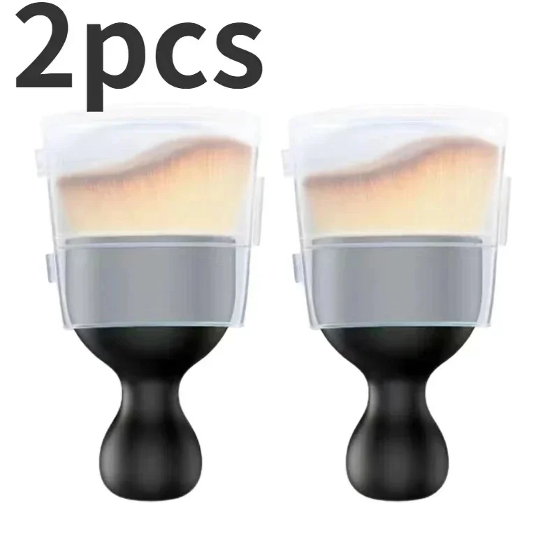 ISGTDRM-cepillo suave para limpieza de salida de aire de coche, herramienta de limpieza Interior de coche, cepillo Artificial para coche, polvo de grietas, detalles de coche