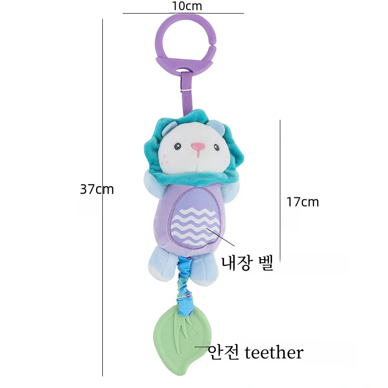 새로운 부드러운 박제 동물 딸랑이 손 그립 아기 장난감 셰이커 Crinkle 삐걱 거리는 감각 여행 액세서리 유아 장난감 선물
