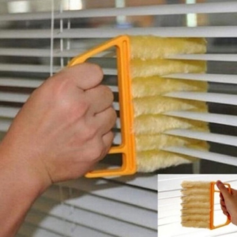 Cepillo de limpieza de cortinas con rejilla, cepillo de limpieza, cepillo de limpieza desmontable, cepillo de ventilación de limpieza