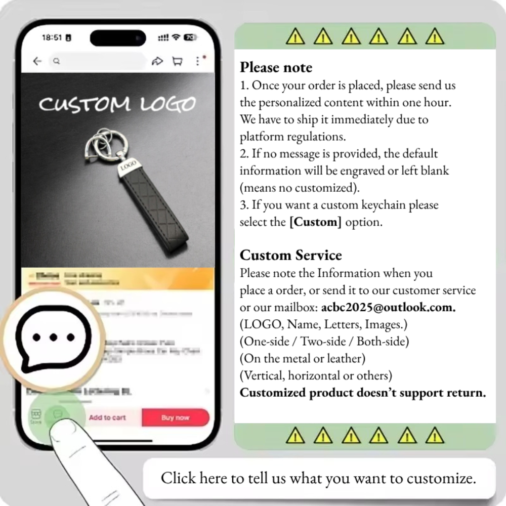 Logotipo personalizado nome couro metal moda chaveiro ponto chaveiro ferragem accessorie fivela para carro moto chaveiro pingente presente