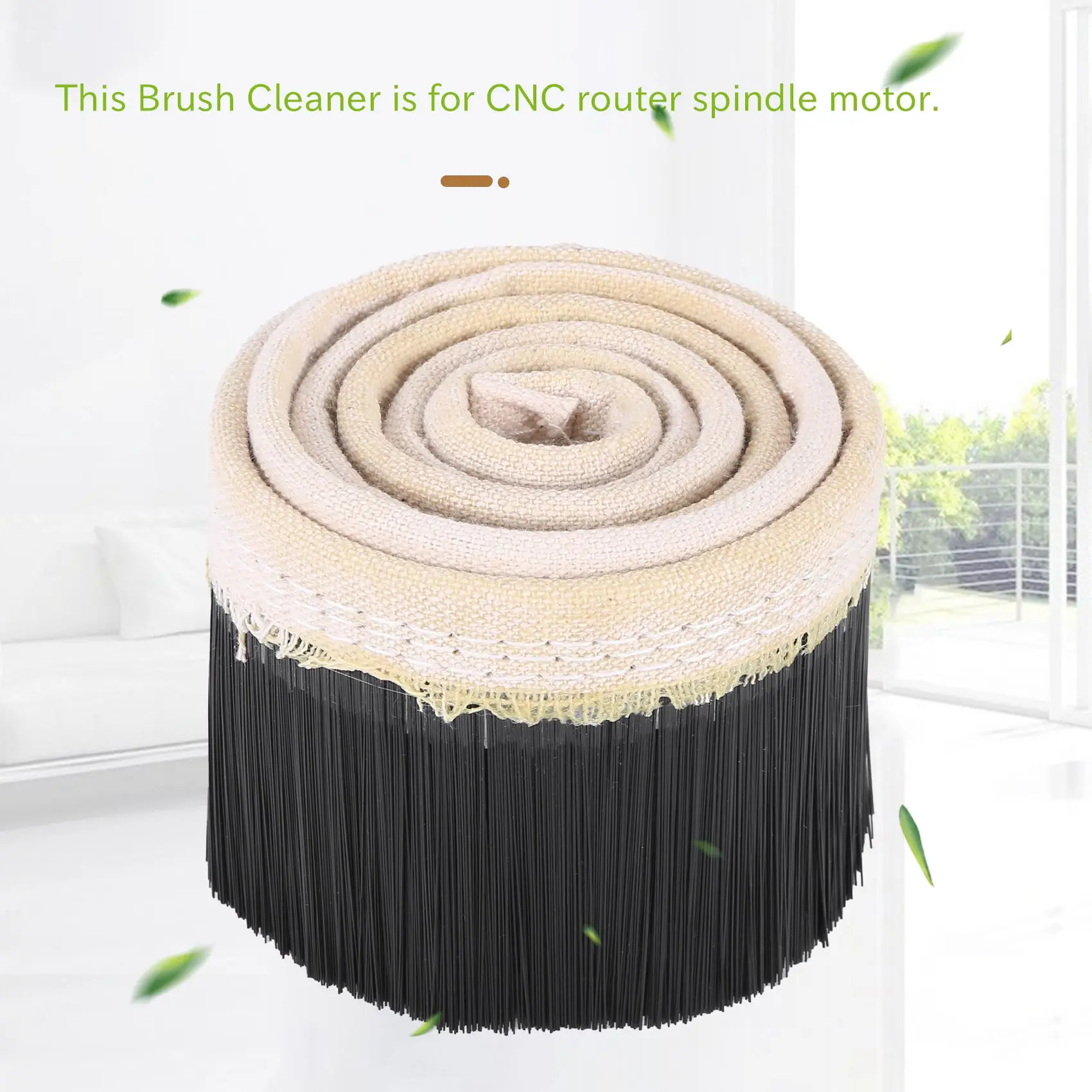 Brush Vacuum Cleaner Dust Collector Engraving Machine Dust Cover for CNC Router Spindle Motor (70 mm)