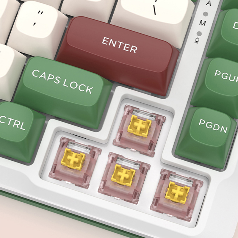 Outemu-interruptor silencioso Peach V3, Teclado mecánico, lineal, táctil, 5 pines, intercambio en caliente, PA66 POM