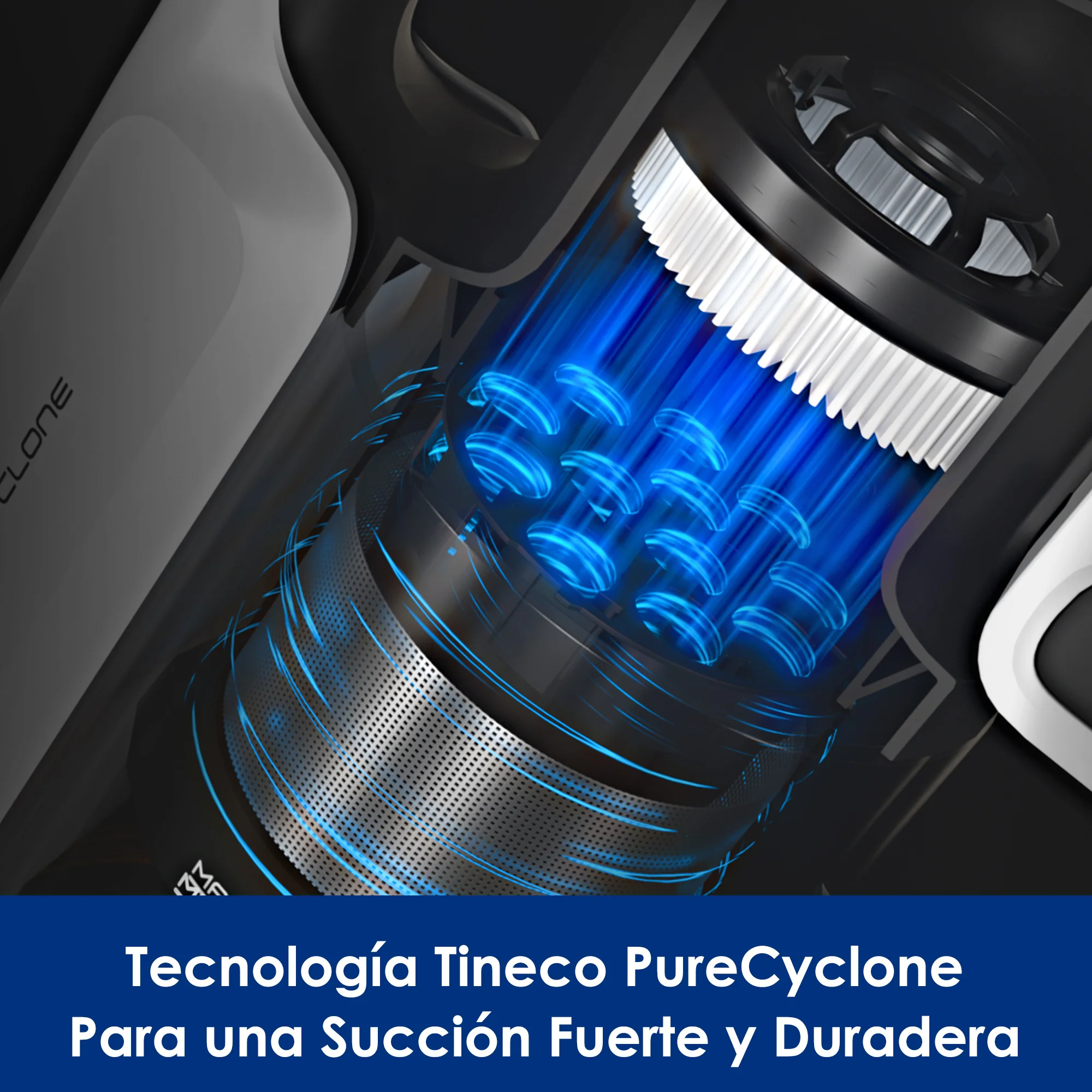 Tineco aspiradora de varilla inalámbrica A30S, tiempo de ejecución de 60 minutos, cubo de basura de 1L, cepillo sin enredos, faro LED PureCycle Tech
