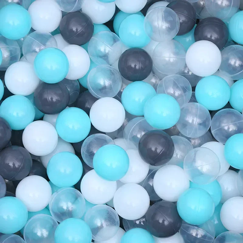 50 Uds. Bolas azules para piscina, pelotas oceánicas para bebés, pelotas para niños, pelotas de piscina de plástico suave, fiestas, juguetes para parque infantil, pelota para piscina, nuevo