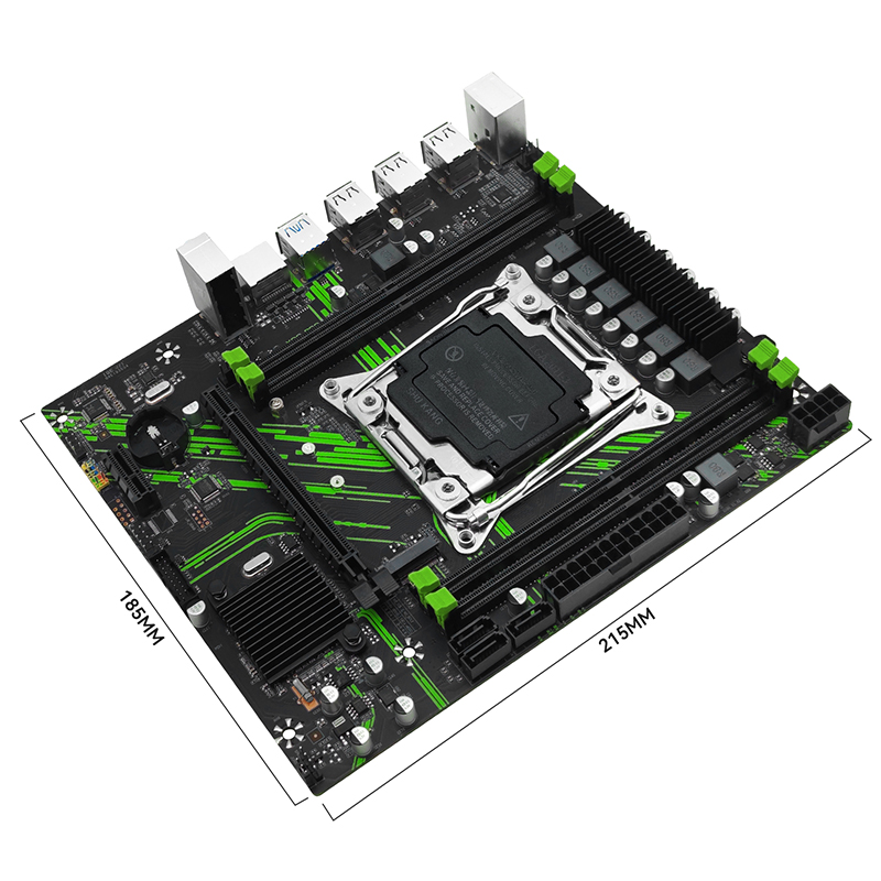 Mecinista x99 pr9 kit placa-mãe lga 2011-3 conjunto com processador cpu intel xeon e5 2650 v3 e memória ram ddr4 16gb (2*8gb)