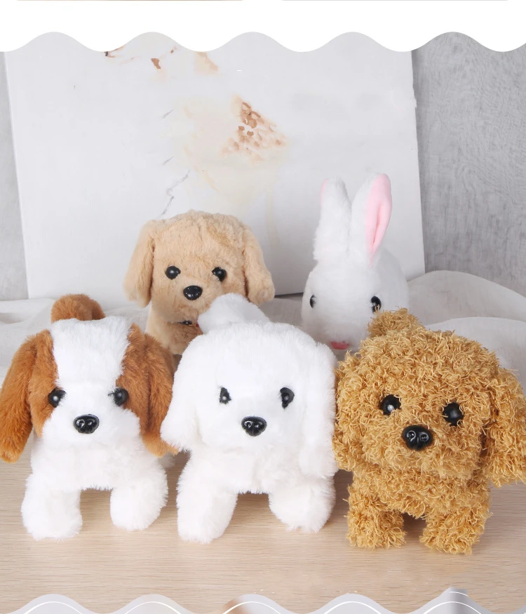 18Cm Thông Minh Mô Phỏng Thú Cưng Đa Chức Năng Sẽ Wag Đuôi/Đi Bộ Sẽ Gọi Vui Vẻ Tương Tác Chú Chó Robot trẻ Em Sang Trọng Đồ Chơi Quà Tặng