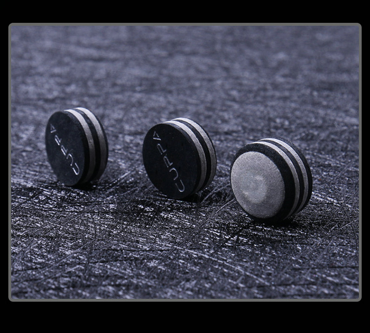 Punta de taco de billar de cuero multicapa Cuppa, tamaño 10/12/13 mm