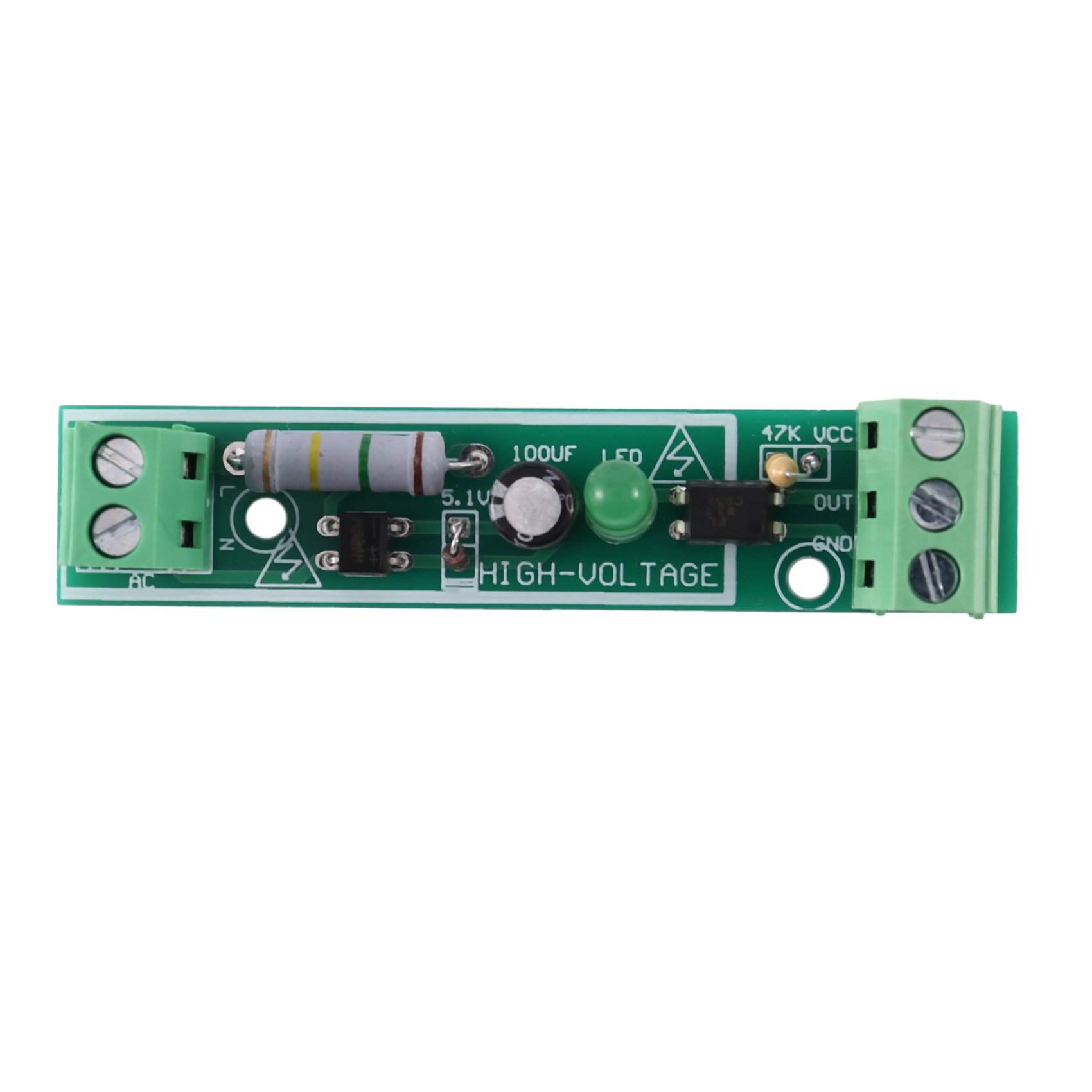 5 Stück Wechselstrom 220V Optokoppler Isolation modul Spannungs detektor platine ttl 3-5V scm Prüfung für Mikro controller adaptive plc